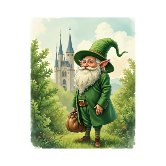 Paint By Numbers Kit for Adults Beginner - DIY Elf Forest Castle Adventure Scene Canvas Painting Kits for Adults, Frameless Paint By Number for Adults for Home Wall Decor 16x20 Inch