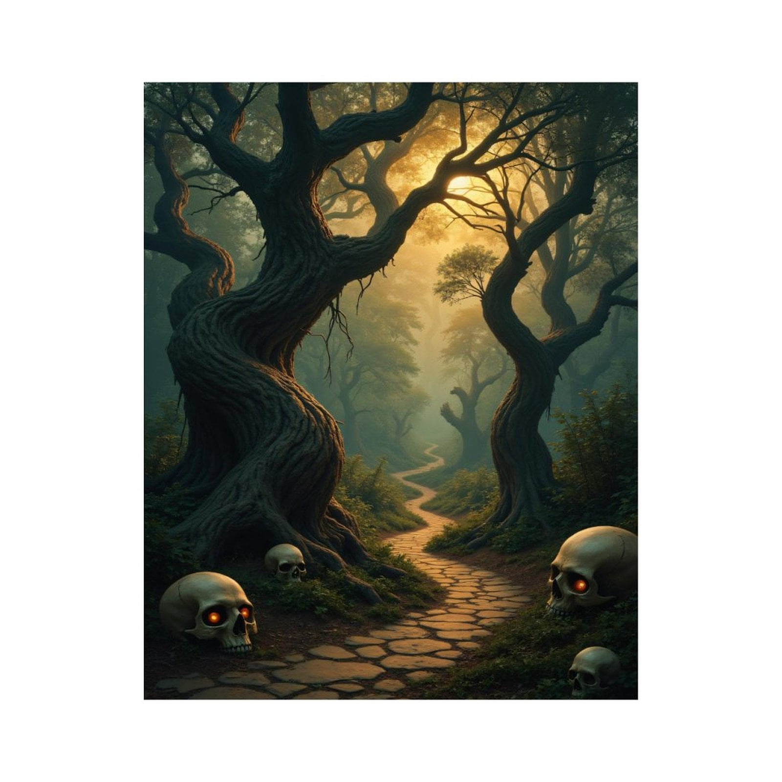 Paint By Numbers Kit for Adults Beginner - DIY Enchanted Forest Pathway ...
