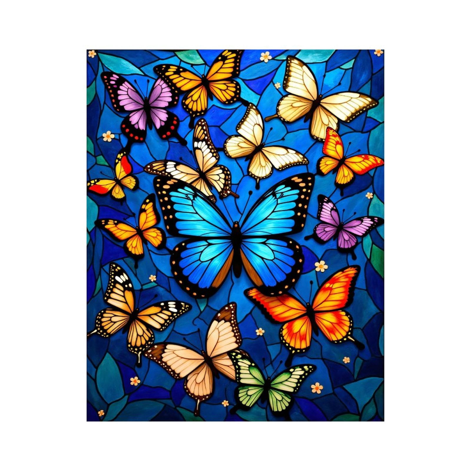 Paint By Numbers Kit for Adults Beginner - DIY Frameless Colorful ...