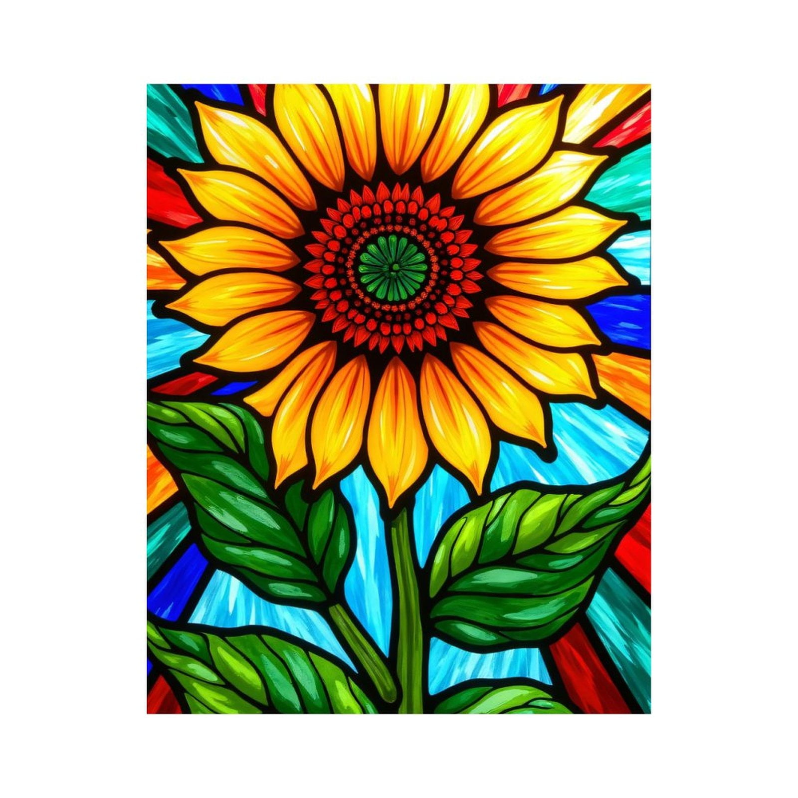 Paint By Numbers Kit for Adults Beginner - DIY Frameless Sunflower ...