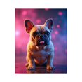 thumbnail image 1 of Paint By Numbers Kit for Adults Beginner - DIY French Bulldog Colorful Background Canvas Painting Kits for Adults, Frameless Paint By Number for Adults for Home Wall Decor 16x20 Inch, 1 of 7