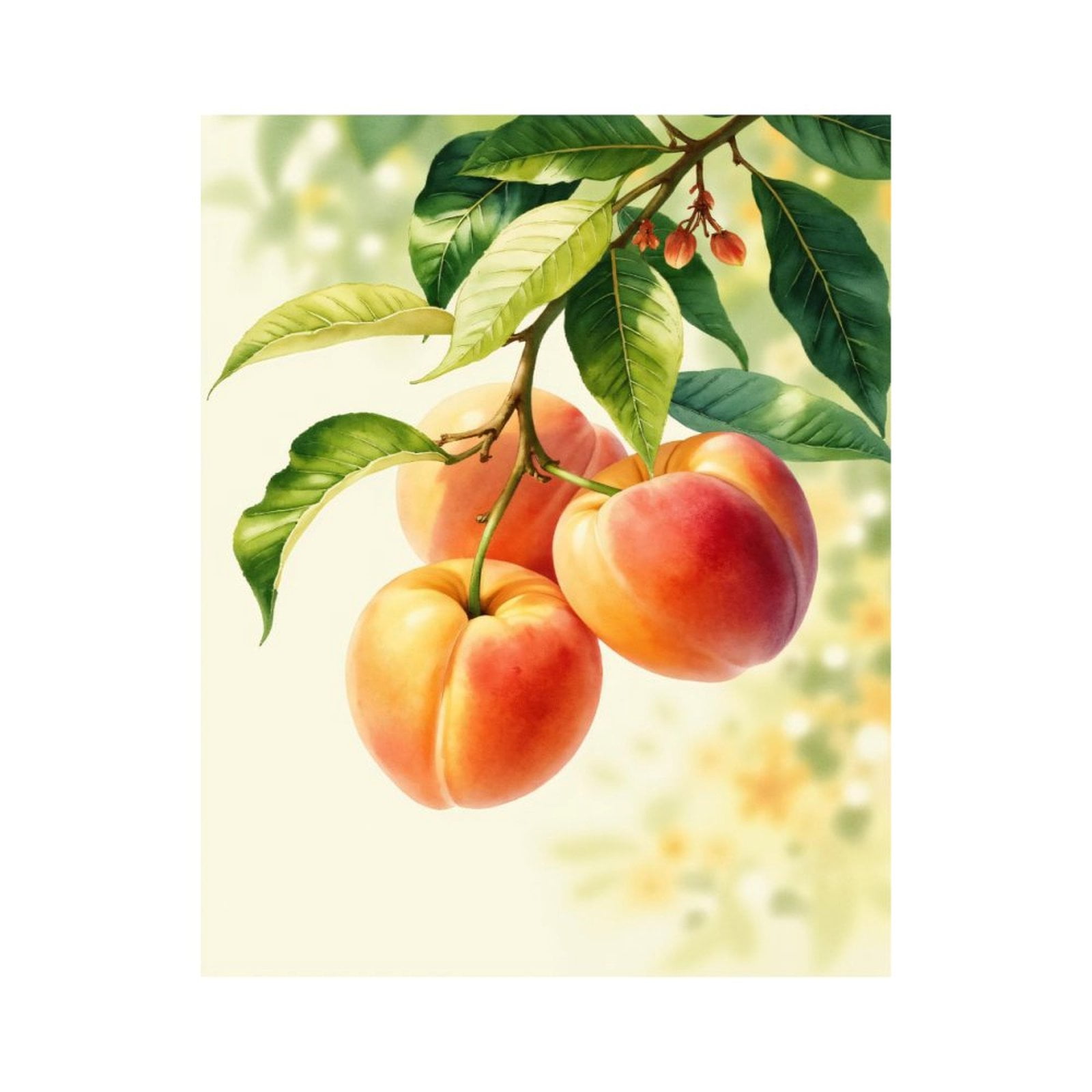 Paint By Numbers Kit for Adults Beginner - DIY Fruit Branch Leaves Natural Art Canvas Painting Kits for Adults, Frameless Paint By Number for Adults for Home Wall Decor 16x20 Inch
