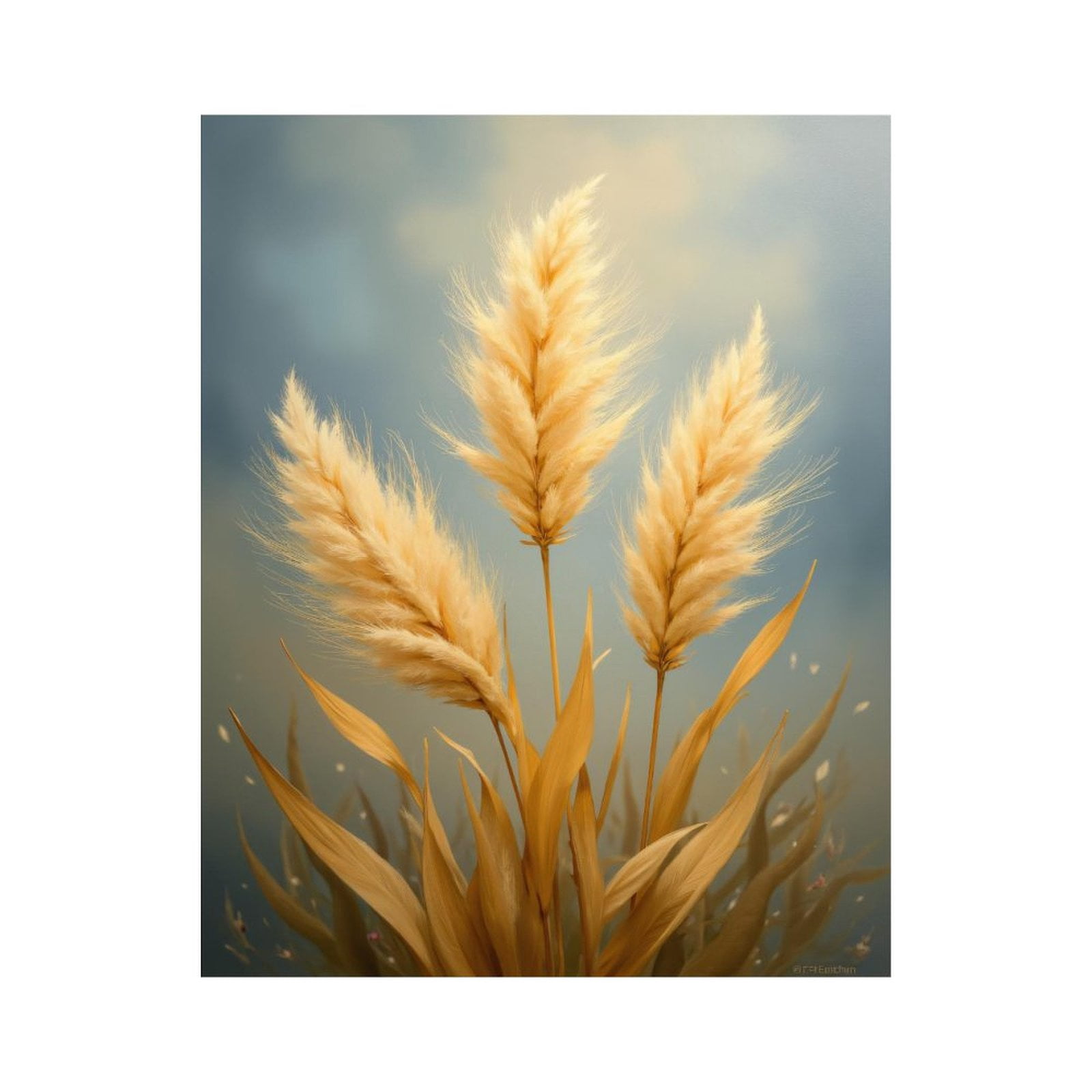 Paint By Numbers Kit for Adults Beginner - DIY Golden Wheat Abstract Art Canvas Painting Kits for Adults, Frameless Paint By Number for Adults for Home Wall Decor 16x20 Inch