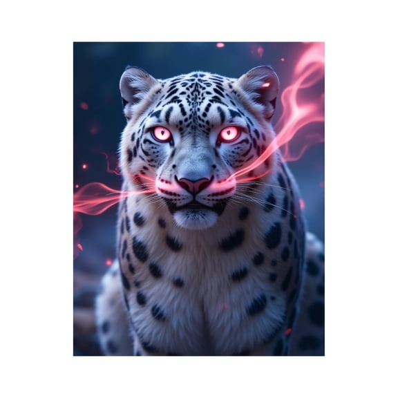 Paint By Numbers Kit for Adults Beginner - DIY Leopard Mystical Glowing Eyes Aura Canvas Painting Kits for Adults, Frameless Paint By Number for Adults for Home Wall Decor 16x20 Inch