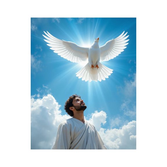 Paint By Numbers Kit for Adults Beginner - DIY Man Gazing at Radiant White Canvas Painting Kits for Adults, Frameless Paint By Number for Adults for Home Wall Decor 16x20 Inch