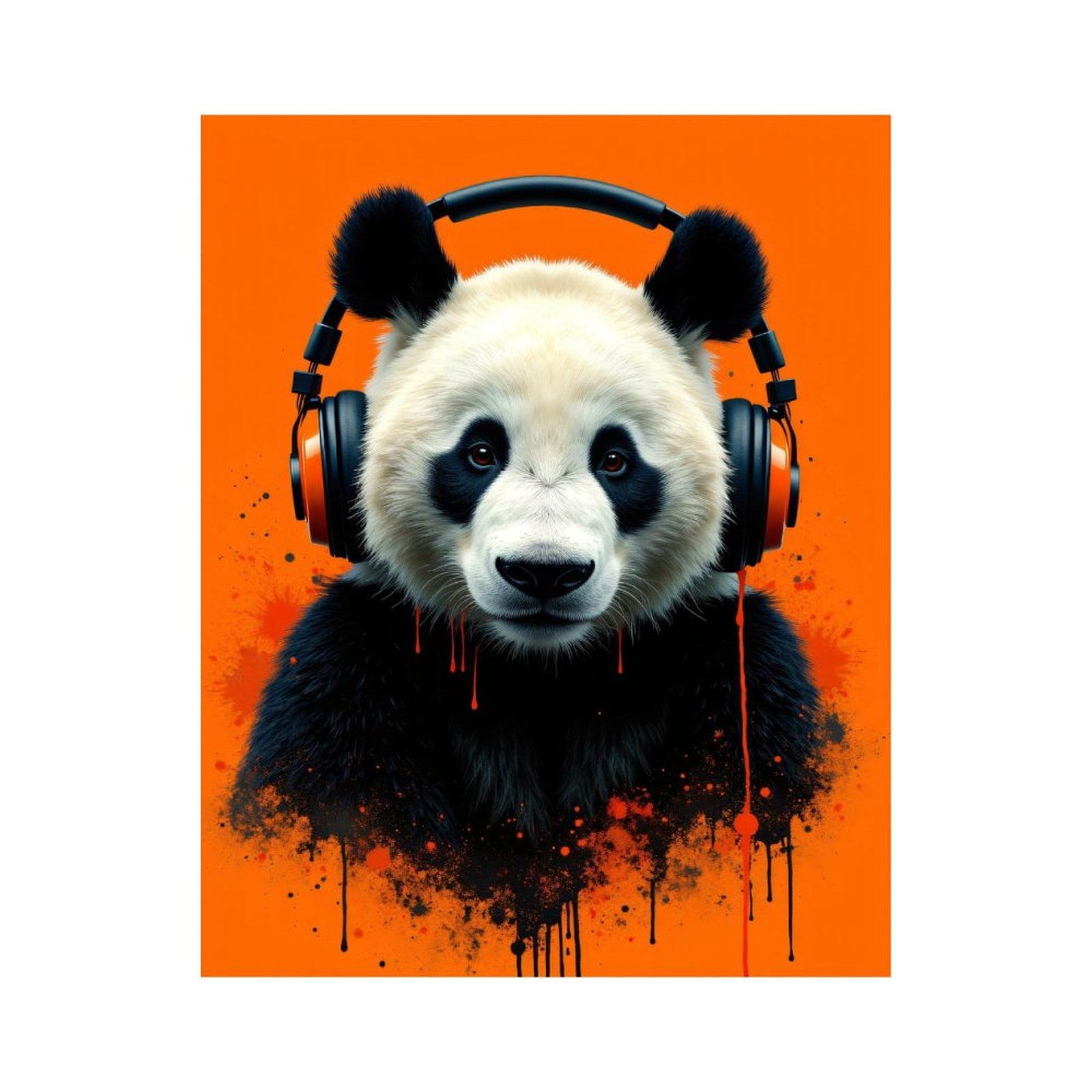 Paint By Numbers Kit for Adults Beginner - DIY Panda Headphones Art ...
