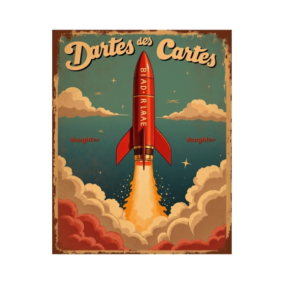 Paint By Numbers Kit for Adults Beginner - DIY Retro Rocket Launch Dream Sky Canvas Painting Kits for Adults, Frameless Paint By Number for Adults for Home Wall Decor 16x20 Inch