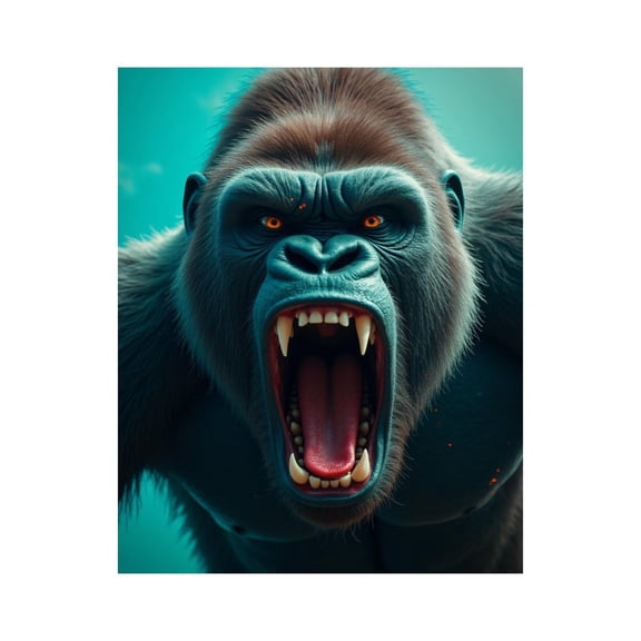 Paint By Numbers Kit for Adults Beginner - DIY Roaring Mighty Beast Canvas Painting Kits for Adults, Frameless Paint By Number for Adults for Home Wall Decor 16x20 Inch