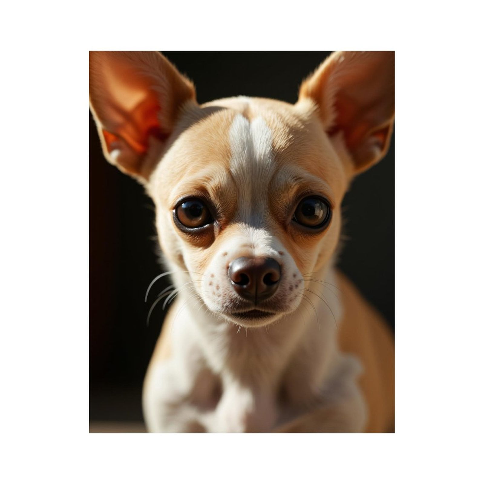 Paint By Numbers Kit for Adults Beginner - DIY Small Cute Dog Big Eyes Canvas Painting Kits for Adults, Frameless Paint By Number for Adults for Home Wall Decor 16x20 Inch