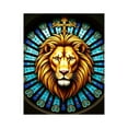 thumbnail image 1 of Paint By Numbers Kit for Adults Beginner - DIY Stained Glass Lion Majesty Canvas Painting Kits for Adults, Frameless Paint By Number for Adults for Home Wall Decor 16x20 Inch, 1 of 7