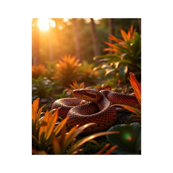 Paint By Numbers Kit for Adults Beginner - DIY Sunlit Serpent Forest Scene Canvas Painting Kits for Adults, Frameless Paint By Number for Adults for Home Wall Decor 16x20 Inch