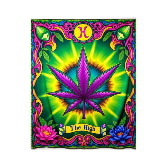 Paint By Numbers Kit for Adults Beginner - DIY Vibrant Psychedelic Leaf Art Design Canvas Painting Kits for Adults, Frameless Paint By Number for Adults for Home Wall Decor 16x20 Inch