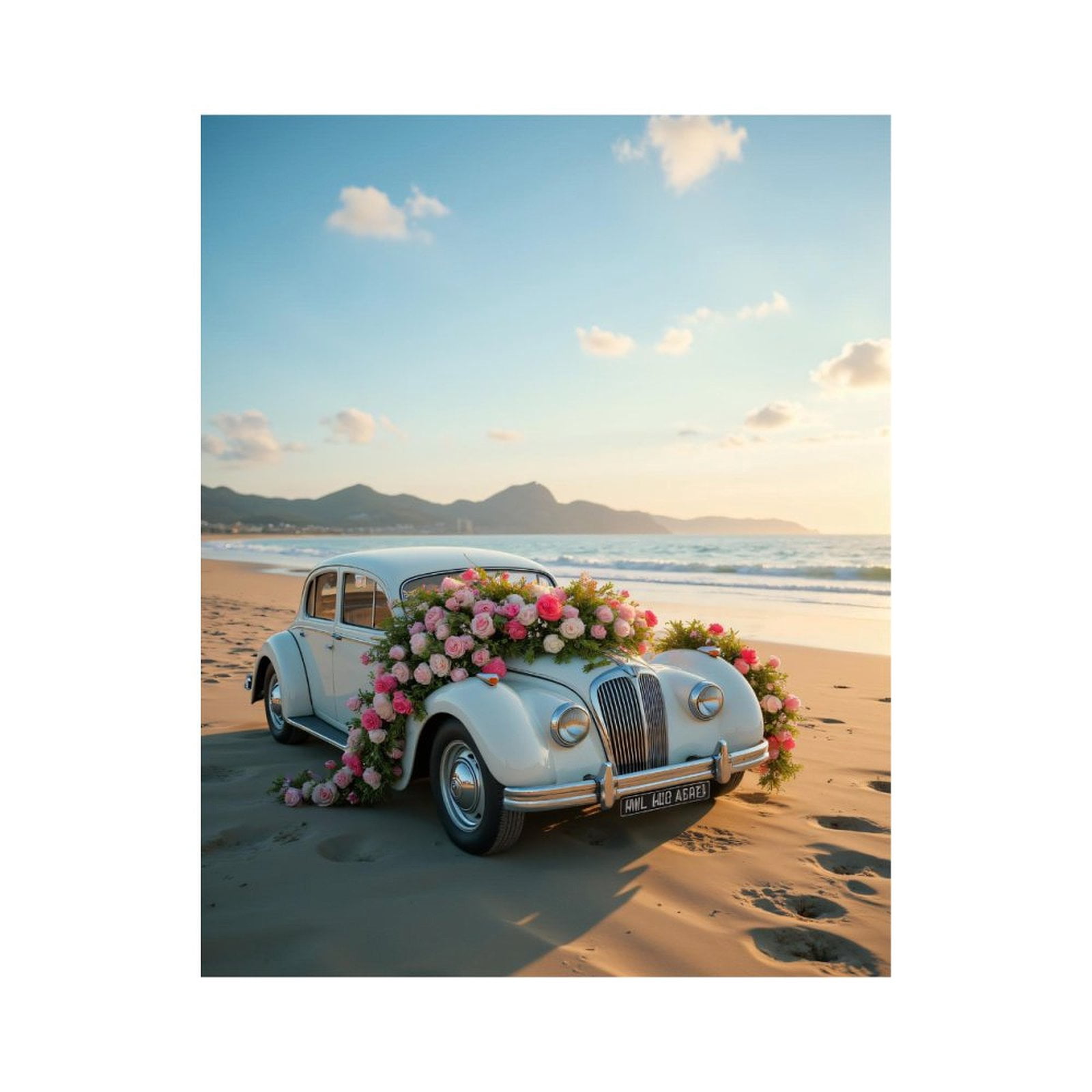 Arpilul Daisy Flowers Paint By Number Kit For Adults - 16x20 Inch Canvas, Acrylic Paints & Brushes Included