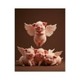 thumbnail image 1 of Paint By Numbers Kit for Adults Beginner - DIY Winged Piglets in Cheerful Group Canvas Painting Kits for Adults, Frameless Paint By Number for Adults for Home Wall Decor 16x20 Inch, 1 of 7