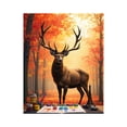 thumbnail image 1 of Paint By Numbers Kit for Adults Beginner - Deer Autumn Forest Painting Scene DIY Canvas Painting Kits for Adults, Frameless Paint By Number for Adults for Home Wall Decor 16x20 Inch, 1 of 7