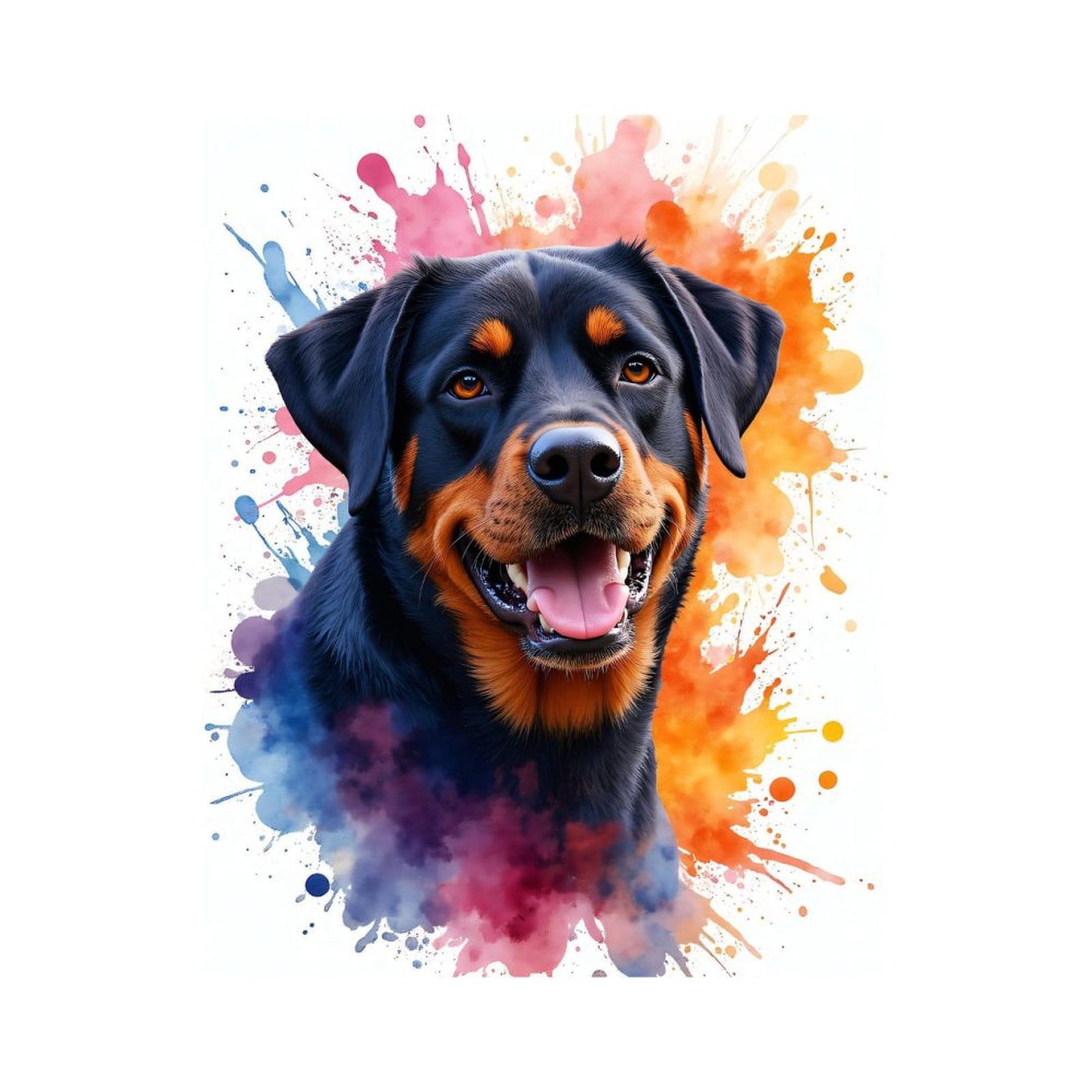 Paint By Numbers Kit for Adults Beginner - Dog Portrait Color Splash ...