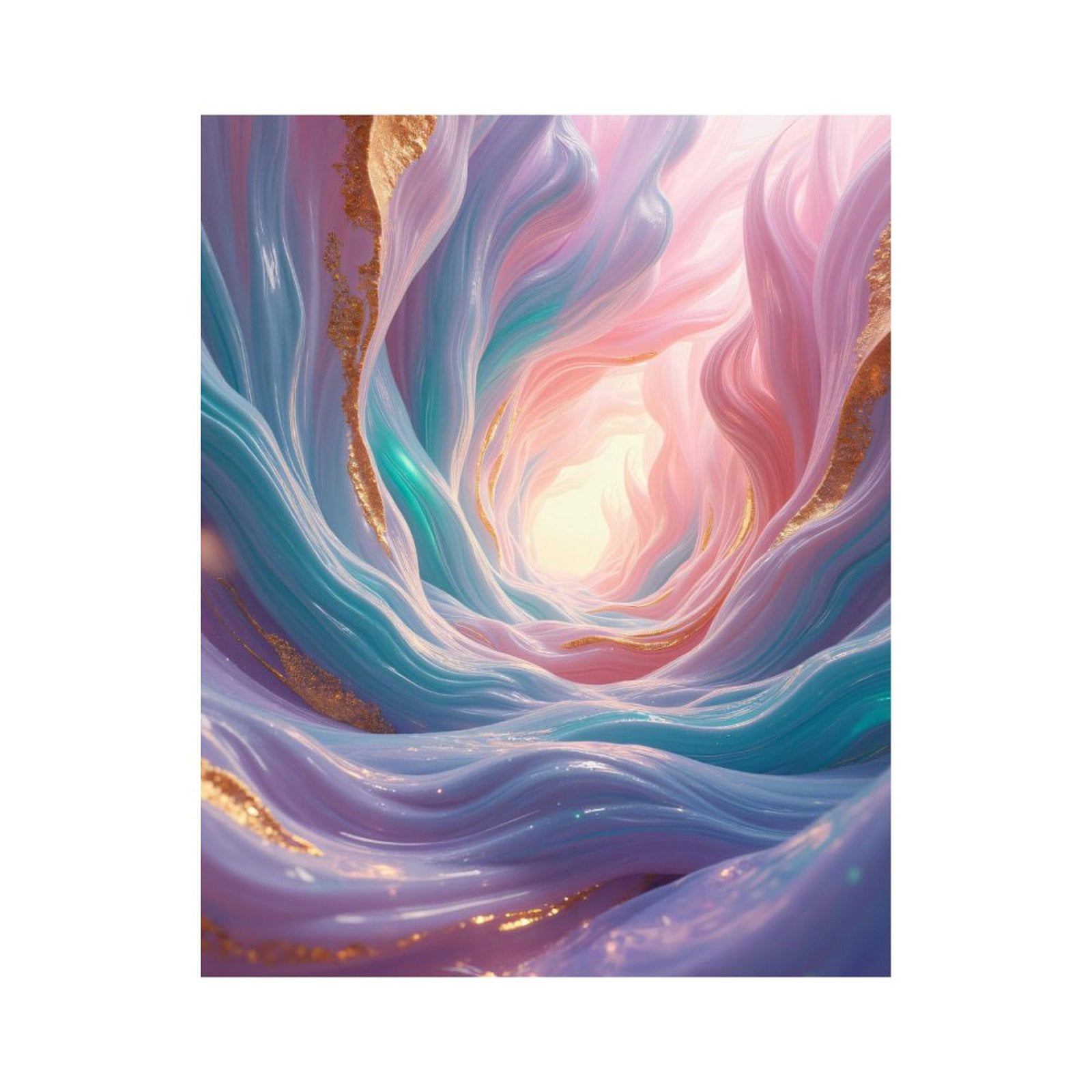 Paint By Numbers Kit for Adults Beginner - Ethereal Pastel Swirl Abstract Art DIY Canvas Painting Kits for Adults, Frameless Paint By Number for Adults for Home Wall Decor 16x20 Inch