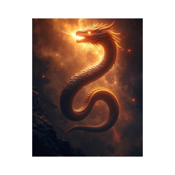 Paint By Numbers Kit for Adults Beginner - Fire Breathing Mythical Creature DIY Canvas Painting Kits for Adults, Frameless Paint By Number for Adults for Home Wall Decor 16x20 Inch