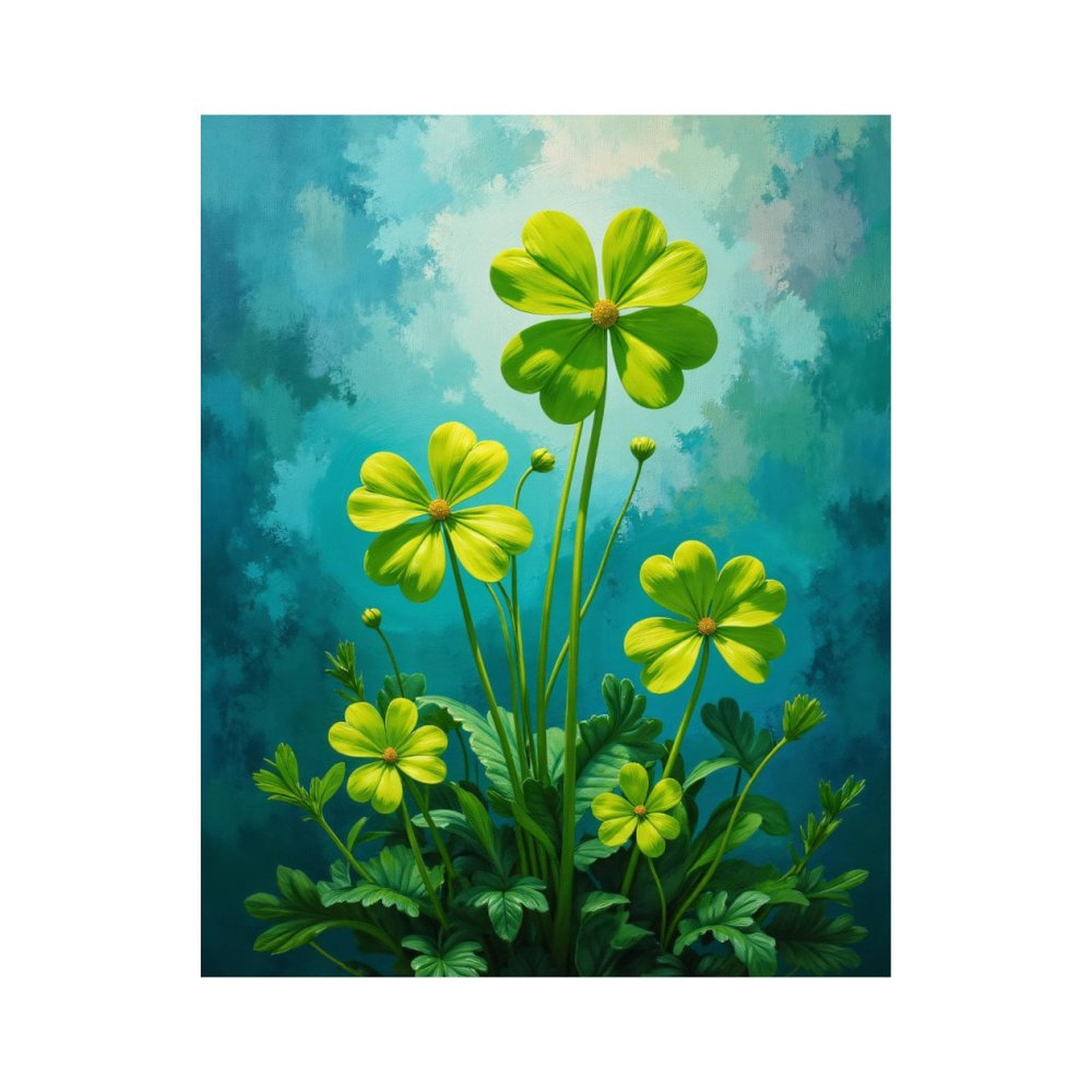 Paint By Numbers Kit for Adults Beginner - Green Nature Art Painting DIY Canvas Painting Kits for Adults, Frameless Paint By Number for Adults for Home Wall Decor 16x20 Inch