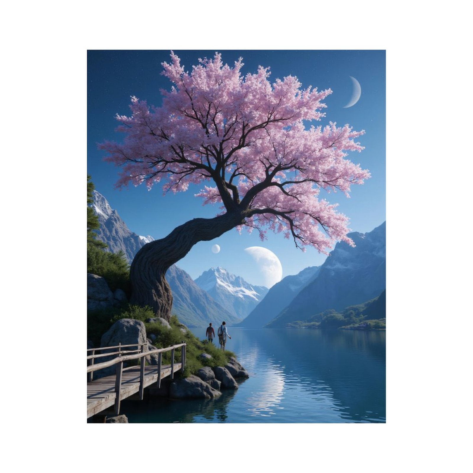 Paint By Numbers Kit for Adults Beginner - Nature Fantasy Cherry ...