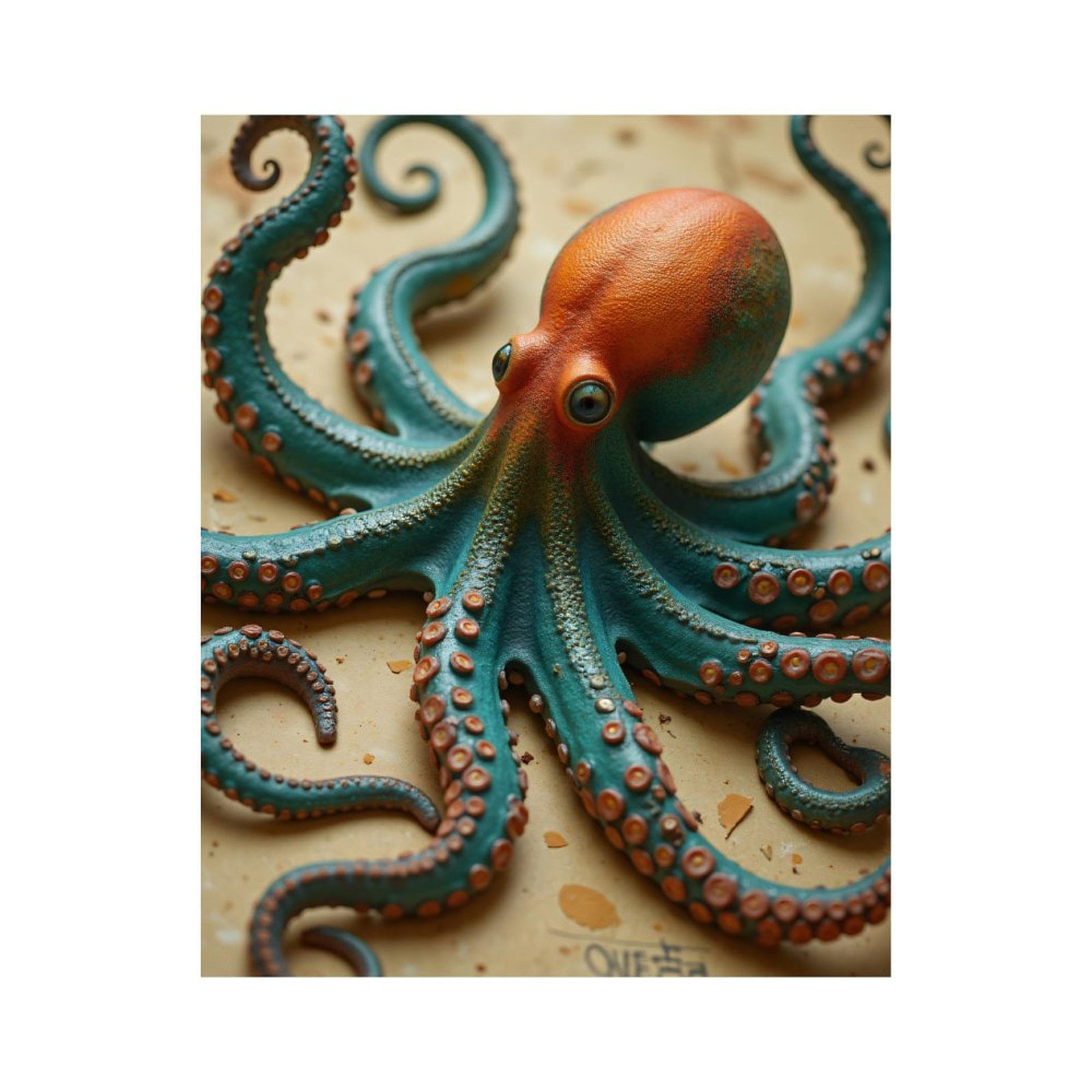 Paint By Numbers Kit for Adults Beginner - Octopus Art Vibrant Colors Tentacles DIY Canvas Painting Kits for Adults, Frameless Paint By Number for Adults for Home Wall Decor 16x20 Inch