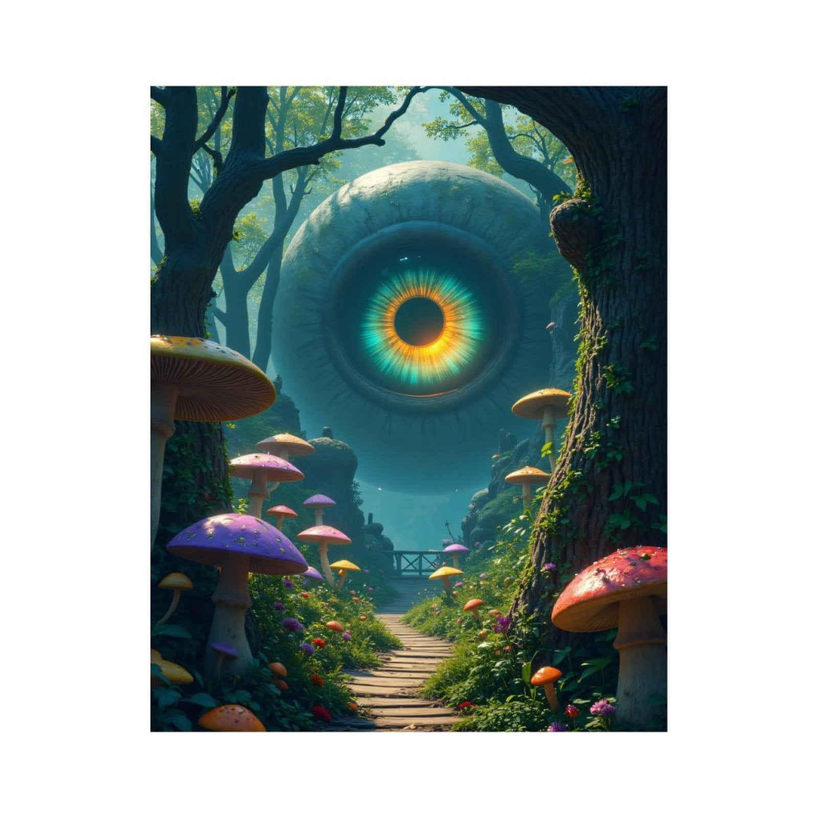 Paint By Numbers Kit for Adults Beginner - Pathway Forest Enchanted Eye ...