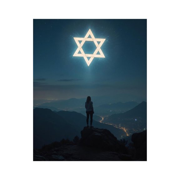 Paint By Numbers Kit for Adults Beginner - Person Staring Glowing Starry Sky DIY Canvas Painting Kits for Adults, Frameless Paint By Number for Adults for Home Wall Decor 16x20 Inch