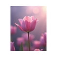 thumbnail image 1 of Paint By Numbers Kit for Adults Beginner - Pink Tulip Soft Glow Blossom DIY Canvas Painting Kits for Adults, Frameless Paint By Number for Adults for Home Wall Decor 16x20 Inch, 1 of 7