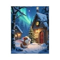 thumbnail image 1 of Paint By Numbers Kit for Adults Beginner - Snowy Night Winged Creature Cabin Holiday DIY Canvas Painting Kits for Adults, Frameless Paint By Number for Adults for Home Wall Decor 16x20 Inch, 1 of 7