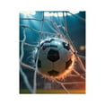 thumbnail image 1 of Paint By Numbers Kit for Adults Beginner - Soccer Ball In Net With Lights DIY Canvas Painting Kits for Adults, Frameless Paint By Number for Adults for Home Wall Decor 16x20 Inch, 1 of 7