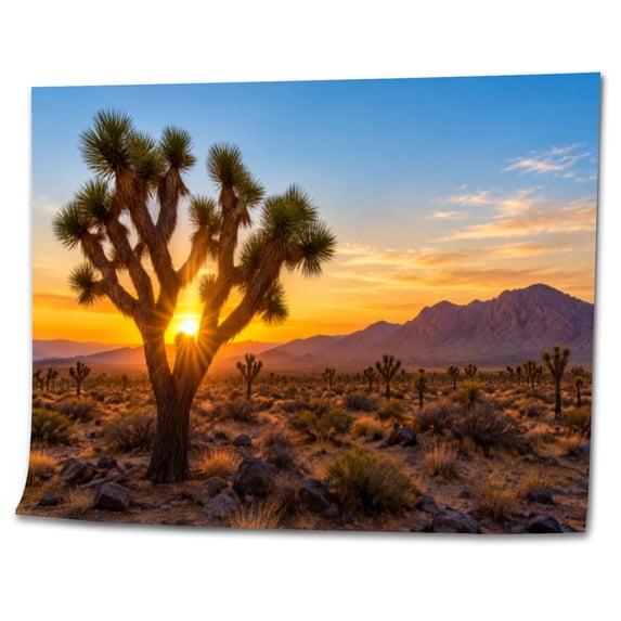 Paint by Numbers Kit for Adults Beginner Sunset desert landscape DIY ...