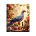 thumbnail image 1 of Paint by Numbers Kit for Adults, Bird With Vibrant Flowers And Paints Paint by Numbers, Easy Paint by Numbers Kit for Adults Beginner, DIY Adult Paint by Number Kits on Canvas, Home Decor, 1 of 7