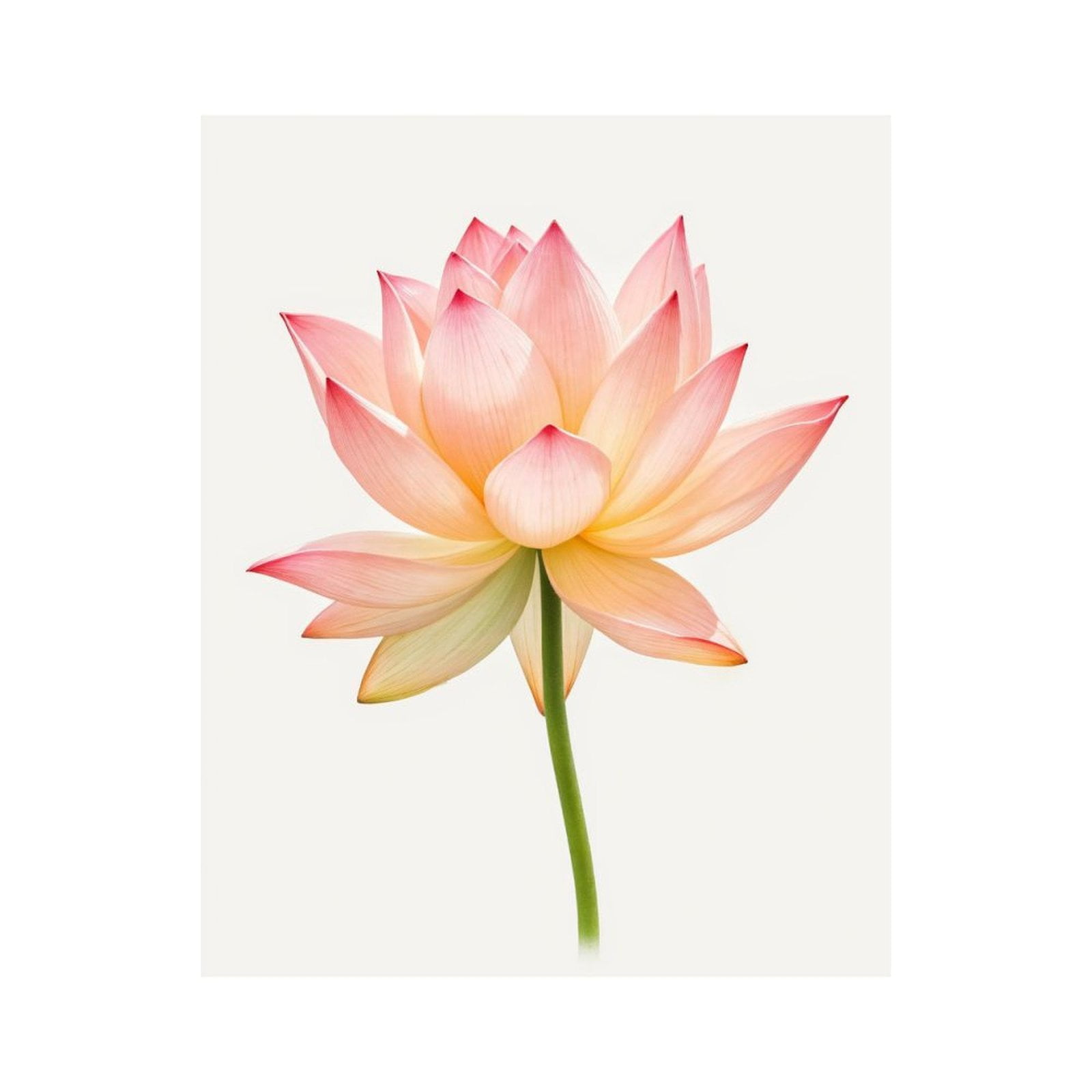 Paint by Numbers Kit for Adults, Blooming Pink Lotus Flower Paint by ...