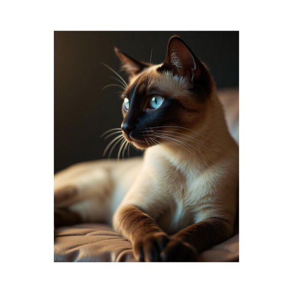 Paint by Numbers Kit for Adults, Brown Cat Relaxing Cushion Paint by Numbers, Easy Paint by Numbers Kit for Adults Beginner, DIY Adult Paint by Number Kits on Canvas, Home Decor