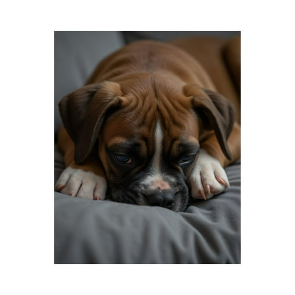 Paint by Numbers Kit for Adults, Brown Puppy Resting On Blanket Paint by Numbers, Easy Paint by Numbers Kit for Adults Beginner, DIY Adult Paint by Number Kits on Canvas, Home Decor