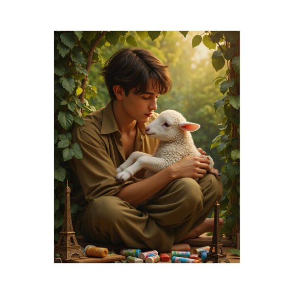 Paint by Numbers Kit for Adults, Calm Moment Nature Companion Paints Paint by Numbers, Easy Paint by Numbers Kit for Adults Beginner, DIY Adult Paint by Number Kits on Canvas, Home Decor