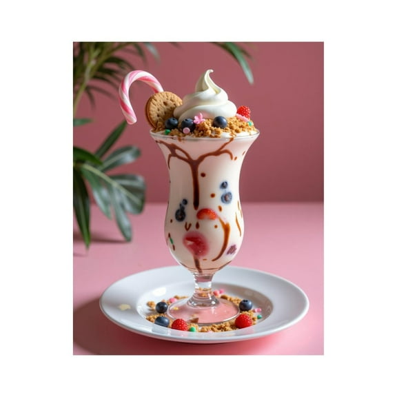 Paint by Numbers Kit for Adults, Candy Milkshake Dessert Treat Paint by Numbers, Easy Paint by Numbers Kit for Adults Beginner, DIY Adult Paint by Number Kits on Canvas, Home Decor