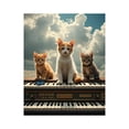 thumbnail image 1 of Paint by Numbers Kit for Adults, Cats Piano Clouds Melody Sky Paint by Numbers, Easy Paint by Numbers Kit for Adults Beginner, DIY Adult Paint by Number Kits on Canvas, Home Decor, 1 of 7