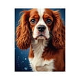 thumbnail image 1 of Paint by Numbers Kit for Adults, Cavalier King Charles Spaniel Portrait Paint by Numbers, Easy Paint by Numbers Kit for Adults Beginner, DIY Adult Paint by Number Kits on Canvas, Home Decor, 1 of 7