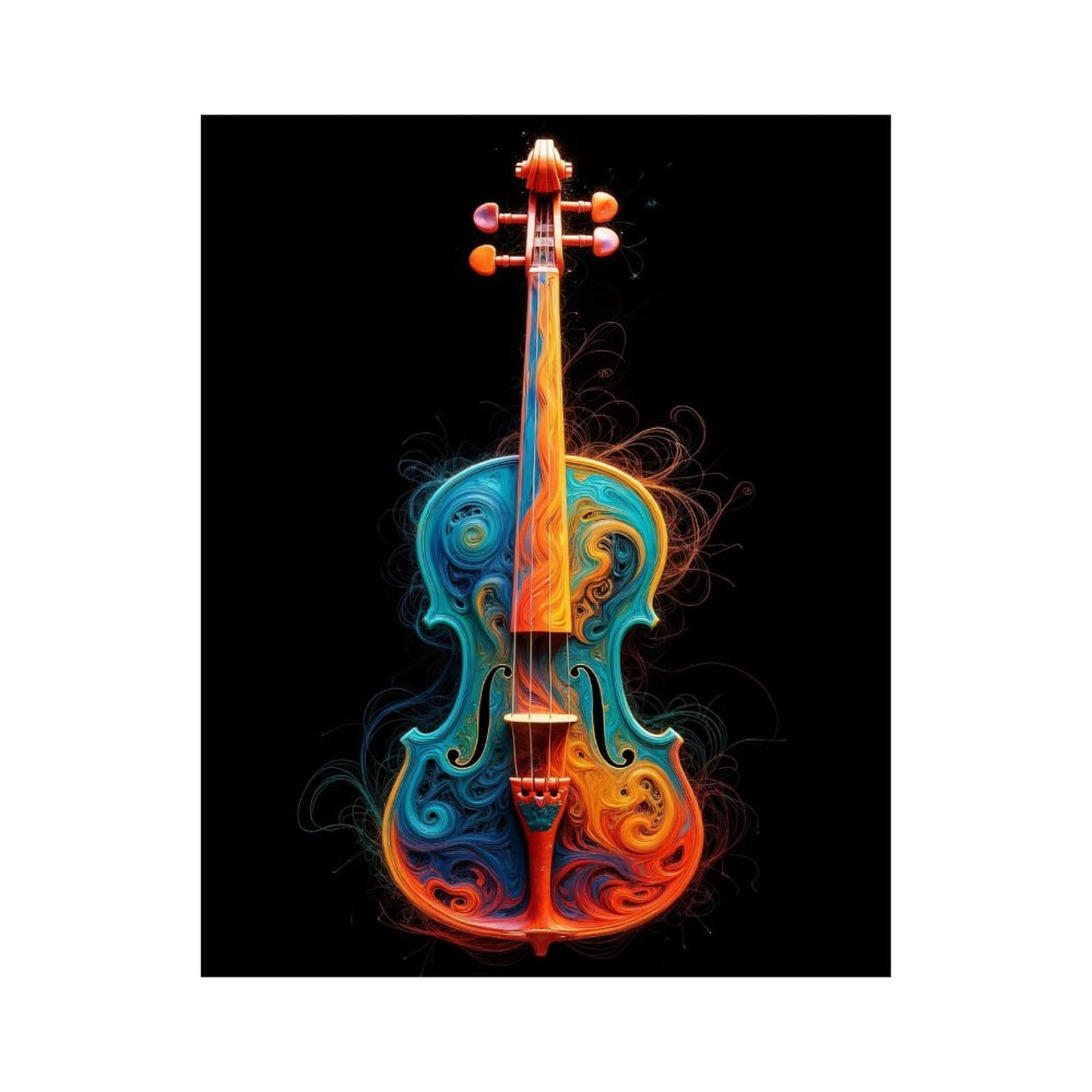 Paint by Numbers Kit for Adults, Colorful Abstract Musical Design Paint by Numbers, Easy Paint by Numbers Kit for Adults Beginner, DIY Adult Paint by Number Kits on Canvas, Home Decor