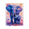 thumbnail image 1 of Paint by Numbers Kit for Adults, Colorful Elephant Art Family Garden Paint by Numbers, Easy Paint by Numbers Kit for Adults Beginner, DIY Adult Paint by Number Kits on Canvas, 12x16in Home Decor, 1 of 7