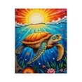 thumbnail image 1 of Paint by Numbers Kit for Adults, Colorful Sea Turtle Ocean Scene Paint by Numbers, Easy Paint by Numbers Kit for Adults Beginner, DIY Adult Paint by Number Kits on Canvas, Home Decor, 1 of 7