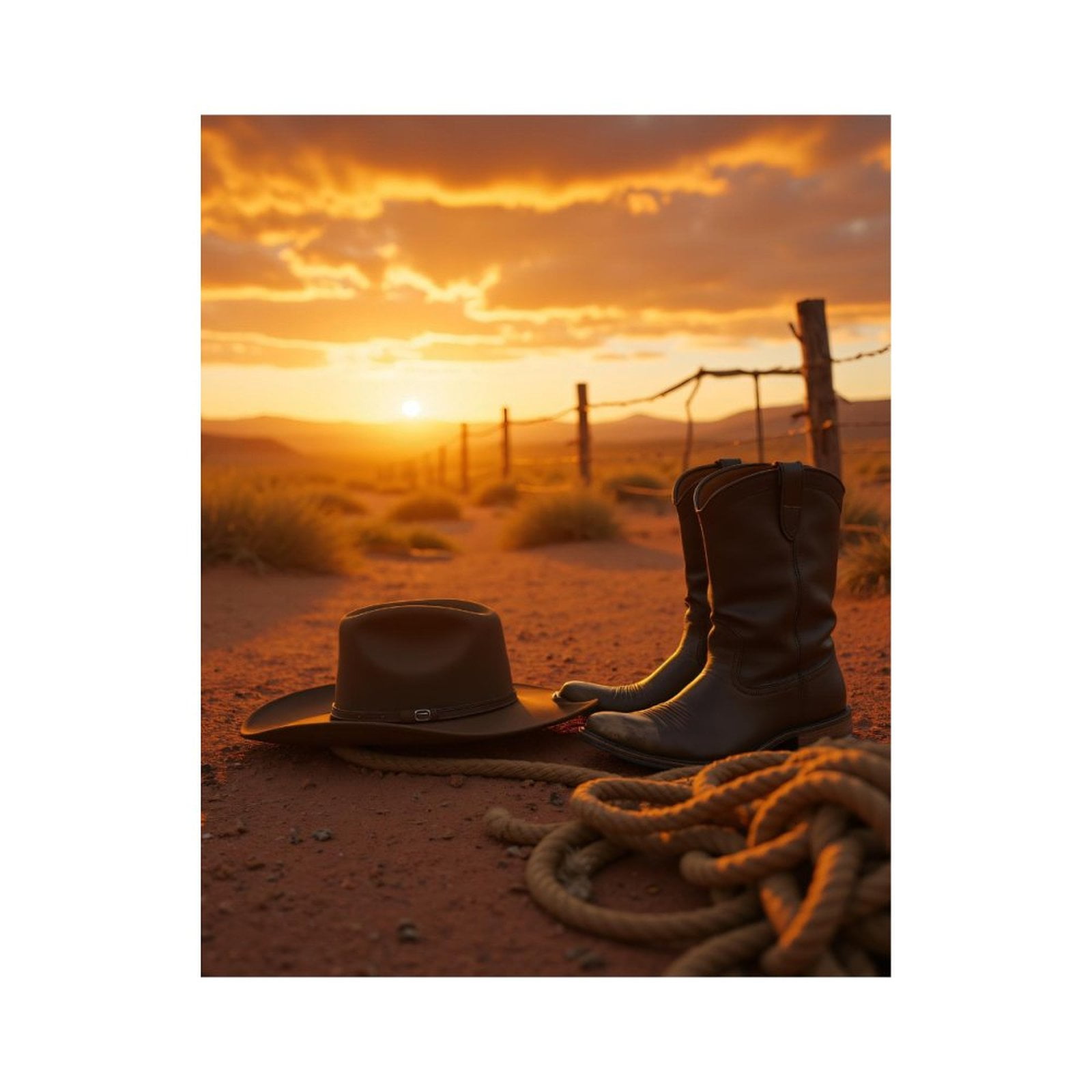 Paint by Numbers Kit for Adults, Cowboy Sunset Desert Scene Paint by Numbers, Easy Paint by Numbers Kit for Adults Beginner, DIY Adult Paint by Number Kits on Canvas, Home Decor