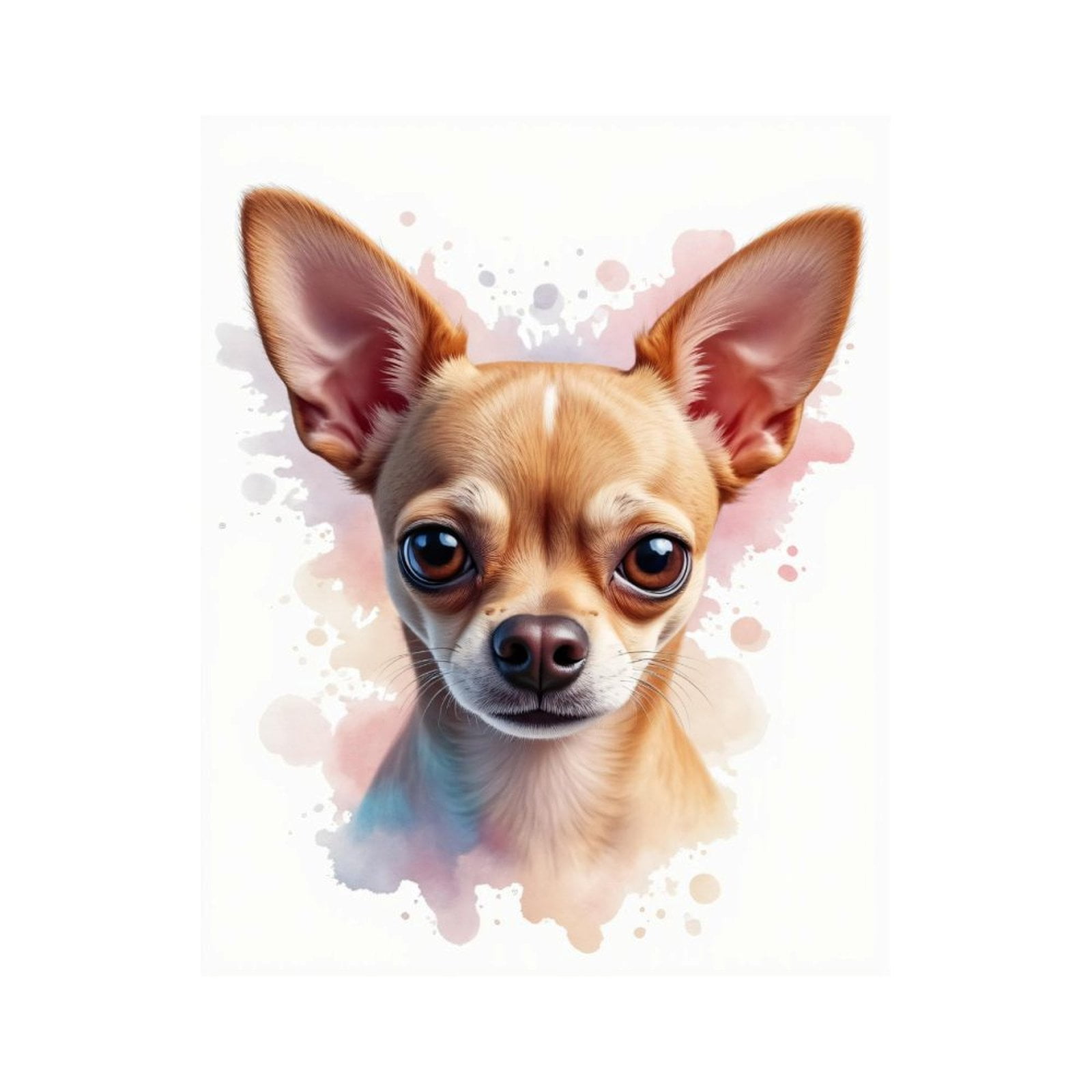 Paint by Numbers Kit for Adults, Cute Chihuahua Portrait Art Paint by Numbers, Easy Paint by Numbers Kit for Adults Beginner, DIY Adult Paint by Number Kits on Canvas, Home Decor