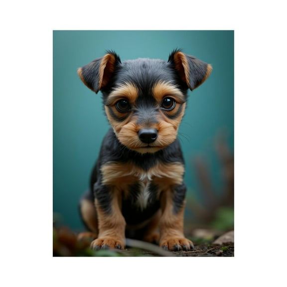 Paint by Numbers Kit for Adults, Cute Puppy Big Eyes Portrait Paint by Numbers, Easy Paint by Numbers Kit for Adults Beginner, DIY Adult Paint by Number Kits on Canvas, Home Decor