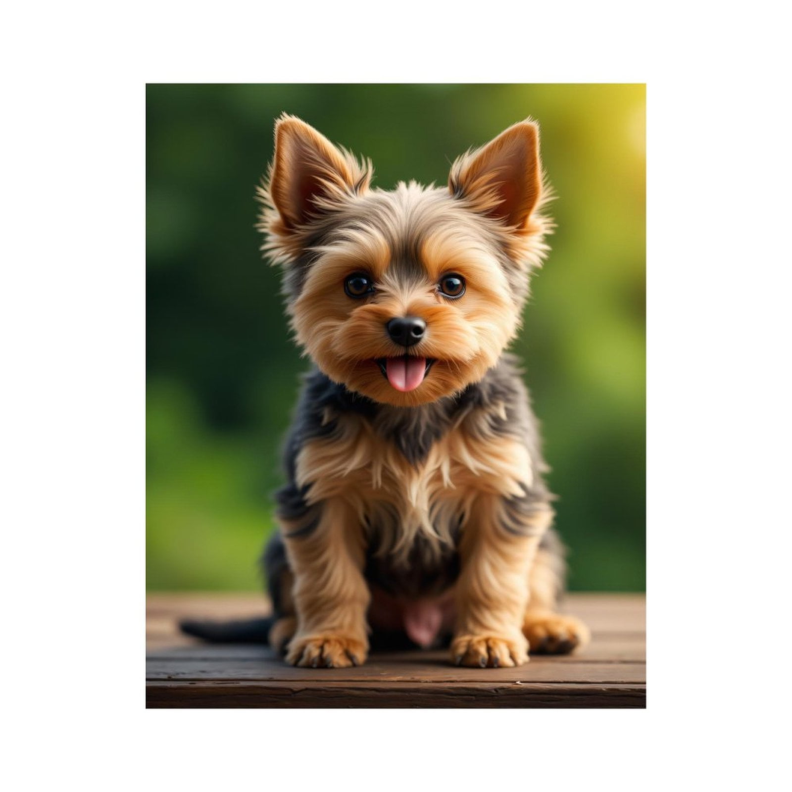 Paint by Numbers Kit for Adults, Cute Yorkshire Terrier Portrait Paint by Numbers, Easy Paint by Numbers Kit for Adults Beginner, DIY Adult Paint by Number Kits on Canvas, Home Decor