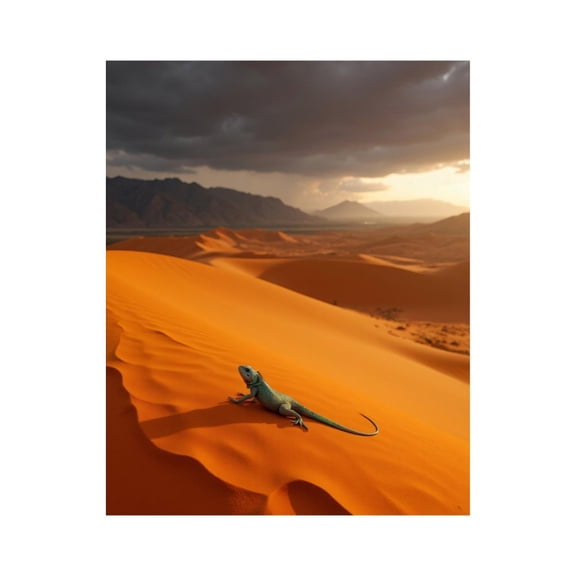 Paint by Numbers Kit for Adults, Desert Landscape Lizard Sunset Dunes Paint by Numbers, Easy Paint by Numbers Kit for Adults Beginner, DIY Adult Paint by Number Kits on Canvas, Home Decor