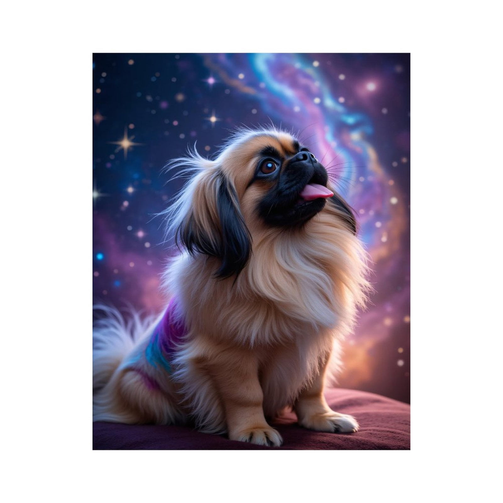 Paint by Numbers Kit for Adults, Dog Dreamy Night Sky Paint by Numbers, Easy Paint by Numbers Kit for Adults Beginner, DIY Adult Paint by Number Kits on Canvas, Home Decor