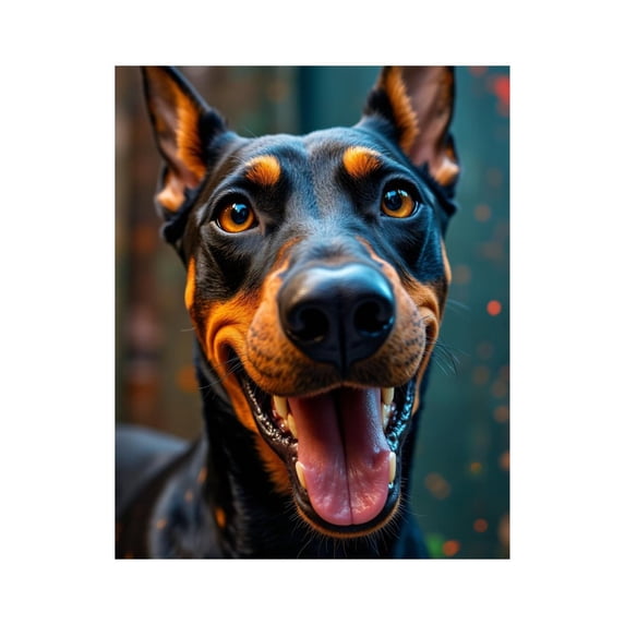 Paint by Numbers Kit for Adults, Dog Happy Closeup Smile Playful Paint by Numbers, Easy Paint by Numbers Kit for Adults Beginner, DIY Adult Paint by Number Kits on Canvas, Home Decor