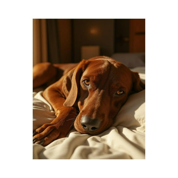 Paint by Numbers Kit for Adults, Dog Resting on Bed Sunlight Mood Paint by Numbers, Easy Paint by Numbers Kit for Adults Beginner, DIY Adult Paint by Number Kits on Canvas, 12x16in Home Decor